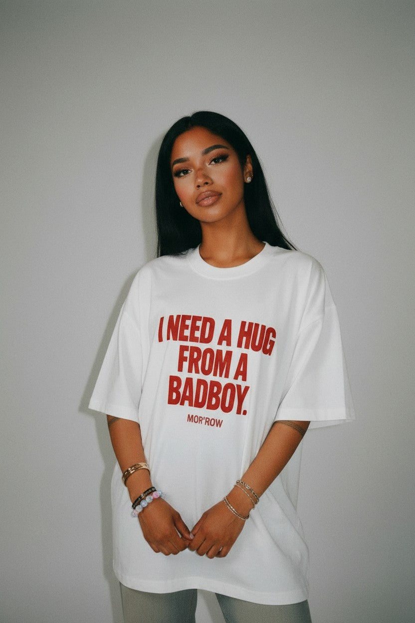 HUG FROM A BADBOY. - Oversized Shirt