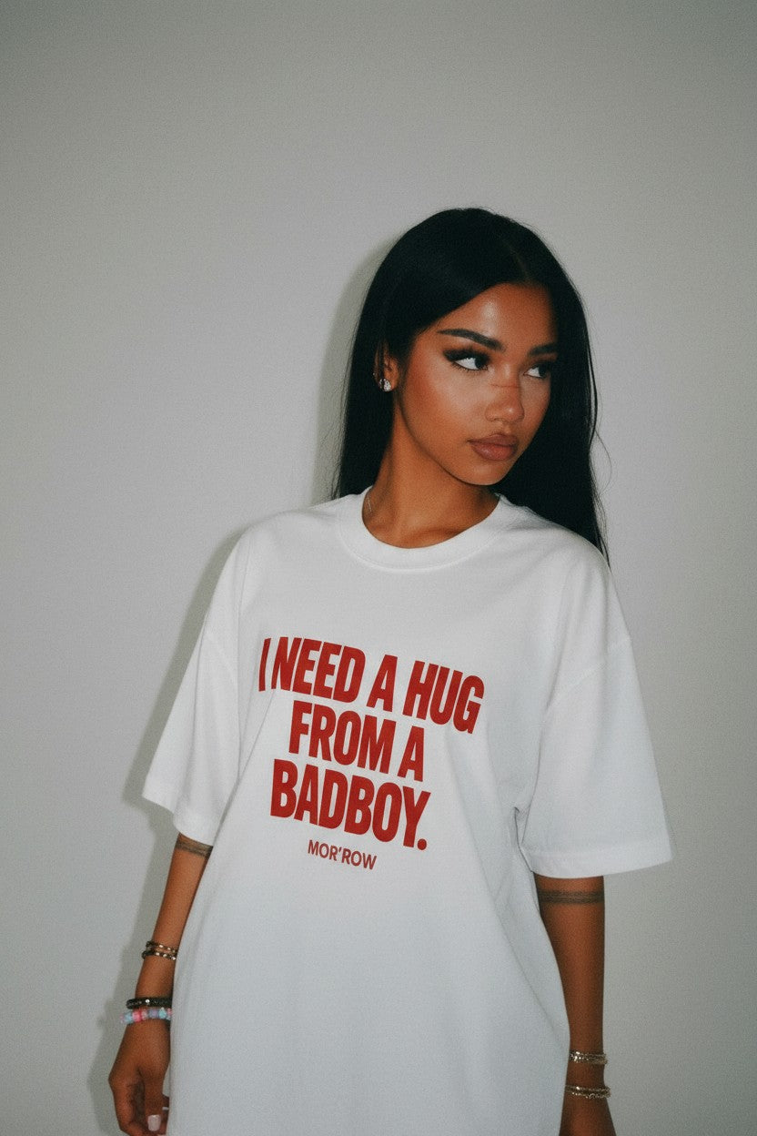 HUG FROM A BADBOY. - Oversized Shirt