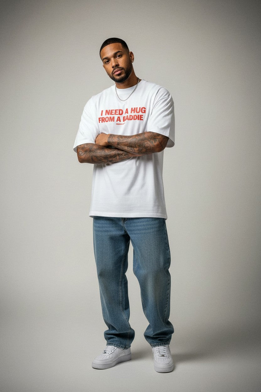BADDIE HUG - Organic Oversize Shirt